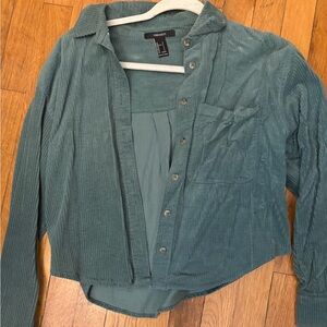 cropped corduroy jacket